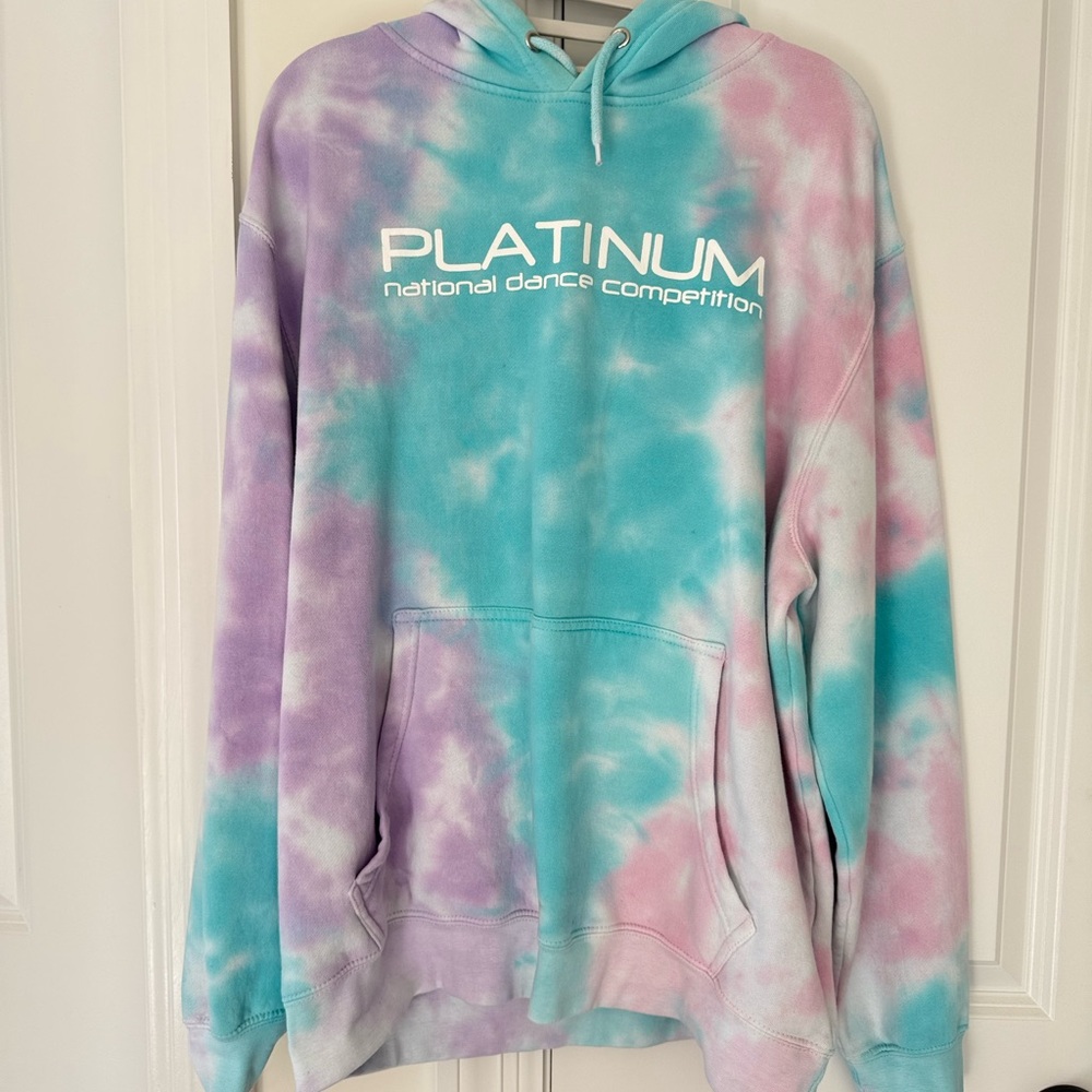 Tie-Dye Hoodie - Purple, Blue, and Pink